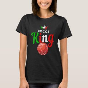 Bocce Boll Gift - Roligt Yard Game - Bocce Kung T Shirt