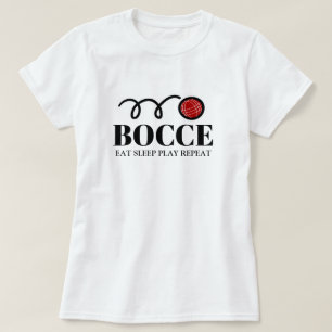 Bocce boll idrottsdams skjorta för spelare eller f t shirt