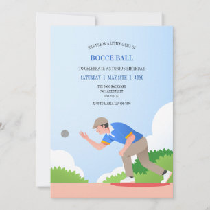 Bocce Boll Inbjudan
