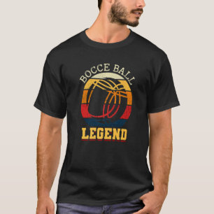 Bocce Boll Legend Italienske Bowling Game Bocce T Shirt