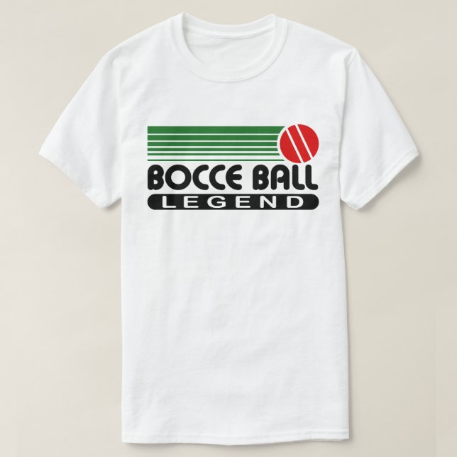 Bocce Boll Legend T Shirt (Design framsida)