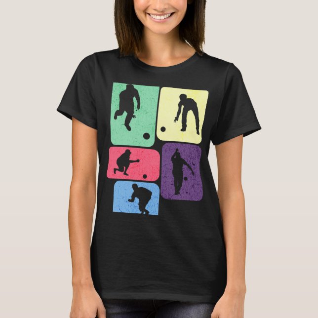 Bocce Boll Player 6 T Shirt (Framsida)