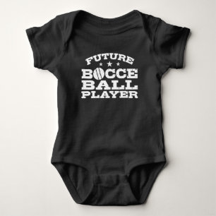 Bocce Boll Player Baby Bodykostdräkt T Shirt