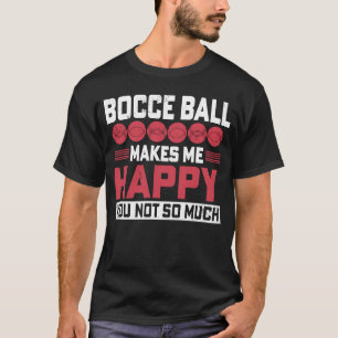 Bocce Boll Player för Petanque Game 2 T Shirt