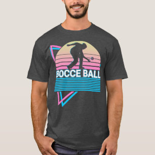 Bocce Boll Player Retro T Shirt