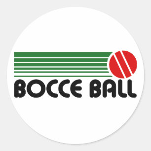 Bocce Boll Runt Klistermärke