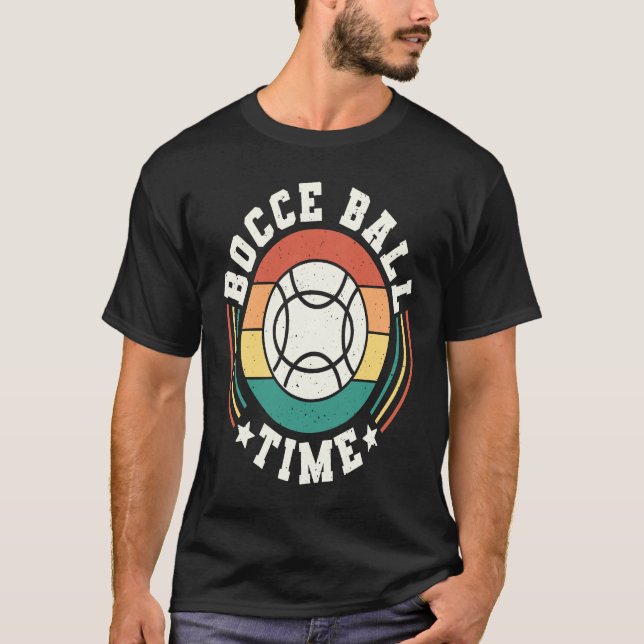 Bocce Boll Tid Bocce Boll Spelare  1 T Shirt (Framsida)