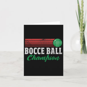 Bocce Byll Champion Italiano Player Champ Dis Kort