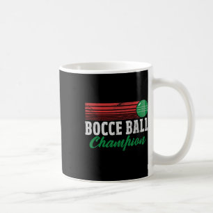 Bocce Byll Mästare Italiensk Bocci Spelare Mästare Kaffemugg