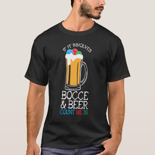 Bocce eller Bocce under betesprovet T Shirt (Framsida)