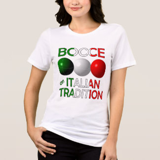 Bocce en italiensk tradition t shirt