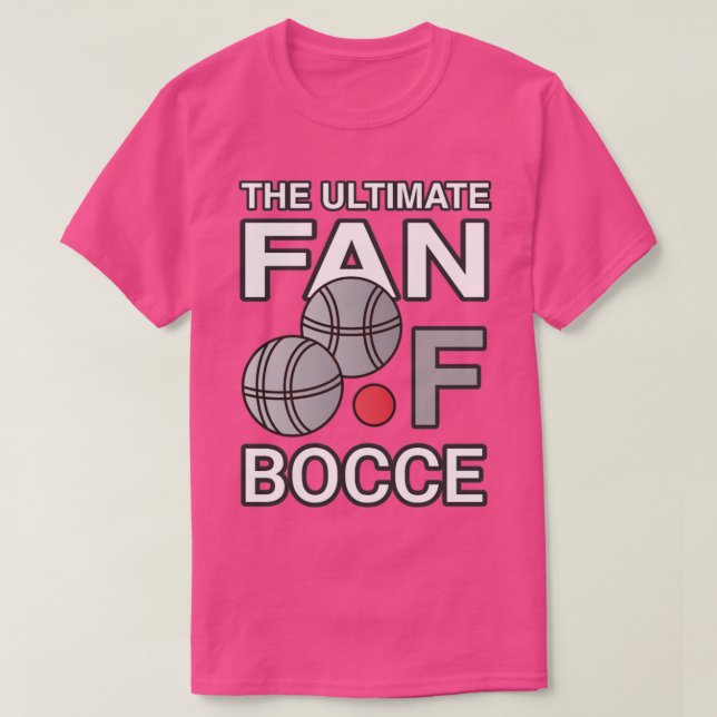 Bocce Fläkt Anpassningsbar s T Shirt (Design framsida)
