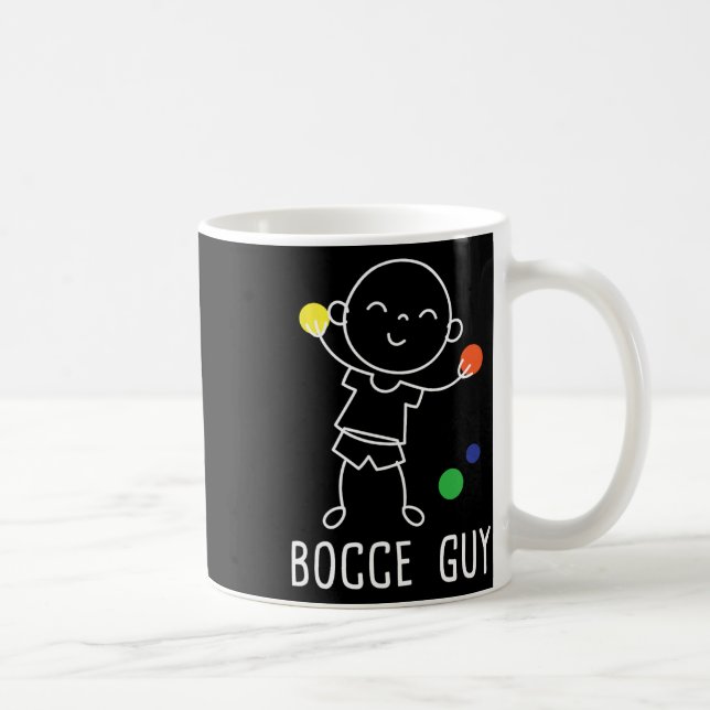 Bocce Guy - Gräsbowling Byll Game-enthusiast Boul Kaffemugg (Höger)