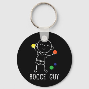 Bocce Guy - Gräsbowling Byll Game Enthusiast Boul Nyckelring