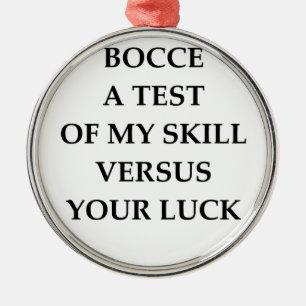 BOCCE JULGRANSPRYDNAD METALL