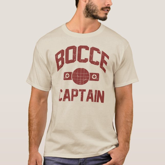 Bocce kapten tee shirt (Framsida)