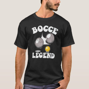 Bocce Legend som säger att Boll med Jack spelbyte T Shirt