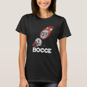 Bocce Slogan Bocci Game Bocce Boll med Jack Bocce T Shirt