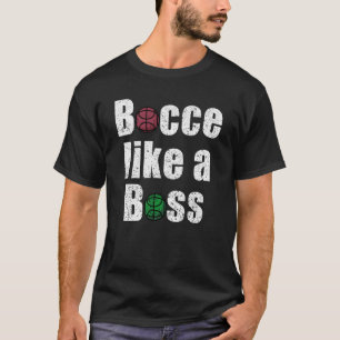 Bocce som en Chef-italiensk Boll-spelare spelade u T Shirt