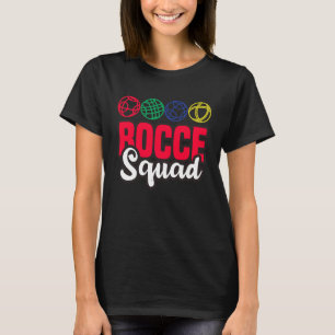 Bocce Squad Boule Boccia Petanque för män och kvin T Shirt