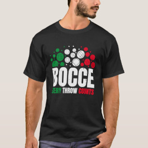Bocce Varje tråd Bocce Boll Player T Shirt