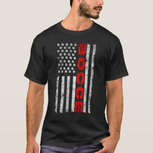 Boccebollsspelare USA Flagga Patriotisk 1 T Shirt