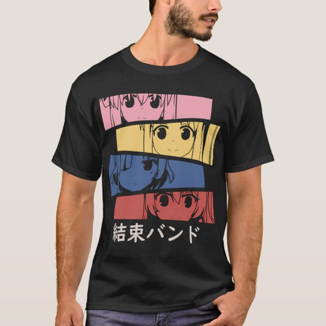 Bocchi The Rock - Kessoku Band T Shirt (Framsida)
