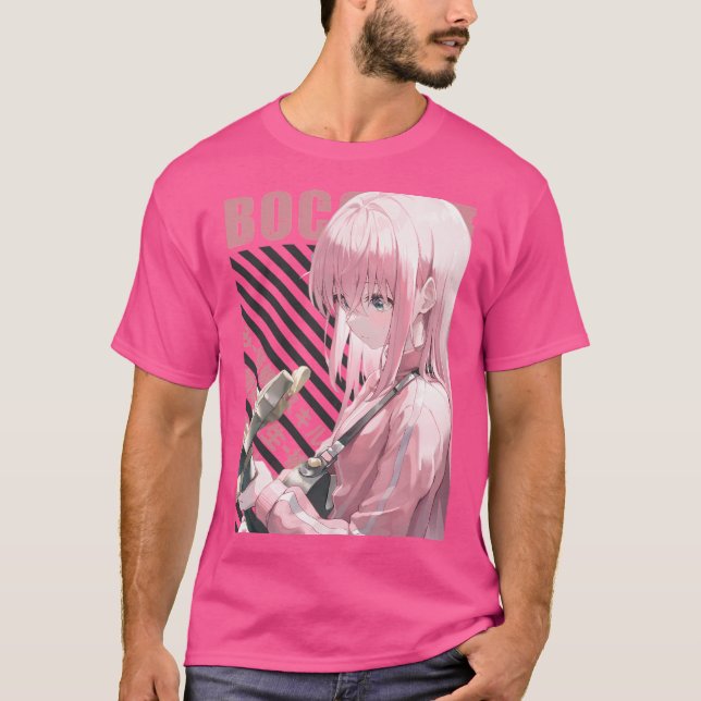 Bocchi The Sten - Hitori Gotou T Shirt (Framsida)