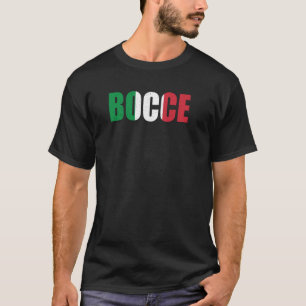 Bocci Game Bocce Sport Fläkt Italienska Bowling Bo T Shirt