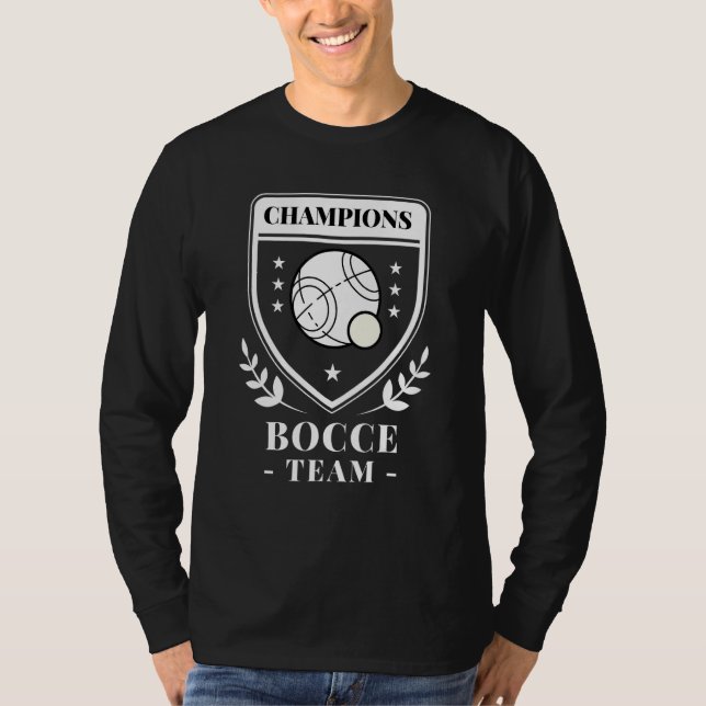 BOCCIA BOCCI Boll LAG MÄSTARE T Shirt (Framsida)