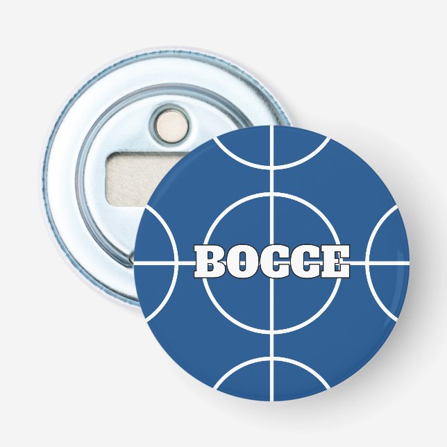 Boccia Boll flaska-öppnare, kylmagnet Flasköppnare (Framsidan)