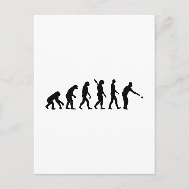 Boccia boule evolution vykort (Framsida)
