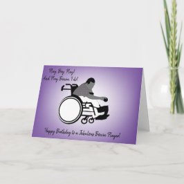 Boccia Boy in Wheelboard Card Kort