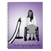 Boccia Girl med ramp Notebook