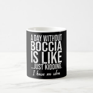 Boccia lustiga sportpresenter kaffemugg