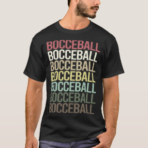 Boccie Boll Boci Boccie - färgstark text Bocce T Shirt