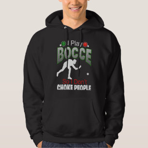 Boccie Boll Kung eller Drottning Vuxna Gräsplan Bo Hoodie