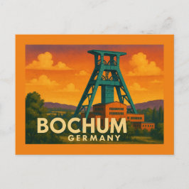 Bochum Tyskland Stad Konst Vykort