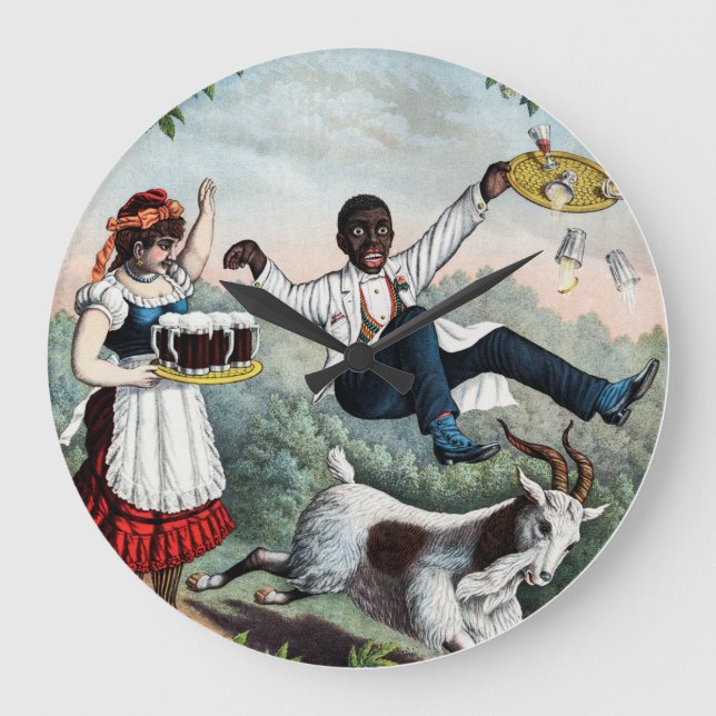 Bock affisch för lagraröladvertizing, 1889 stor klocka (Framsida)