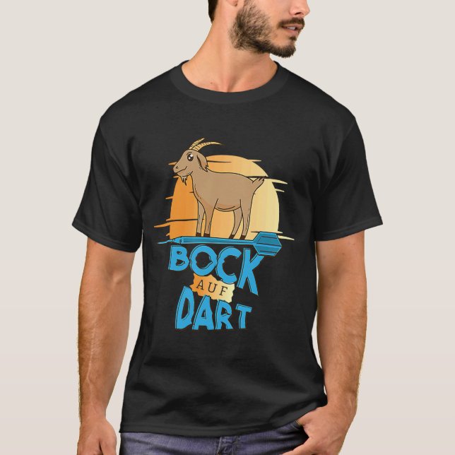 Bock auf dart-getter t shirt (Framsida)