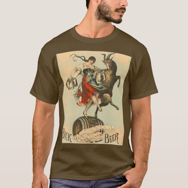 Bock Beer 1883 T Shirt (Framsida)