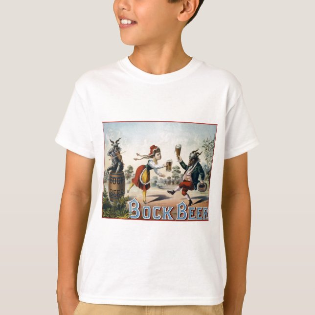 Bock Beer Tee Shirt (Framsida)