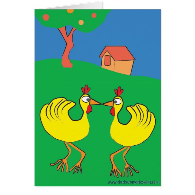 Bock Bock, Bock Hälsningskort (Framsidan)