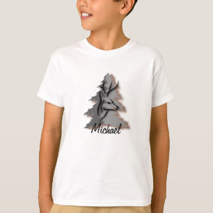 Bock i den skogenanpassningsbarnamn eller slogan tee