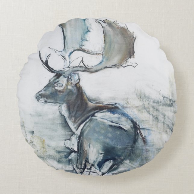 Bock i gräset 2006 rund kudde (Framsidan)