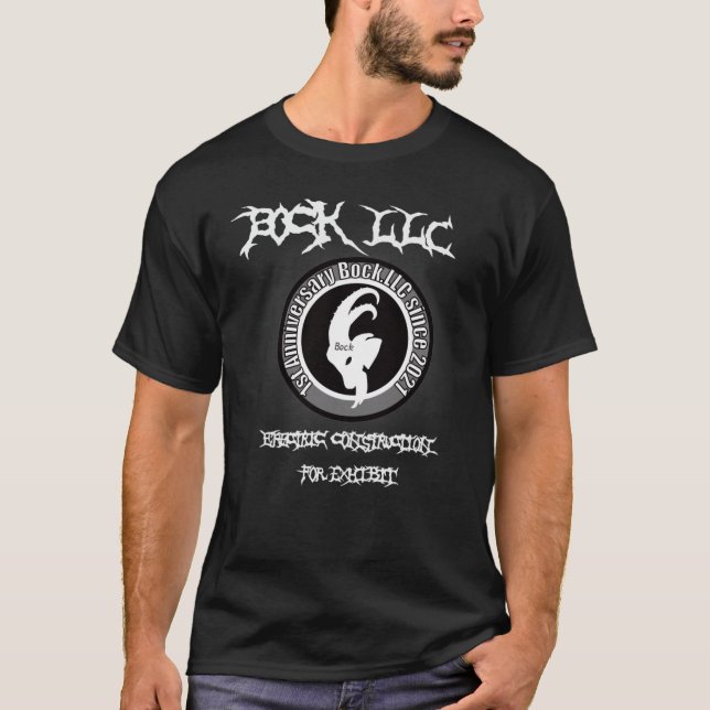 Bock.LLC World Anniversary  Tour 2022 Tshirts (Framsida)