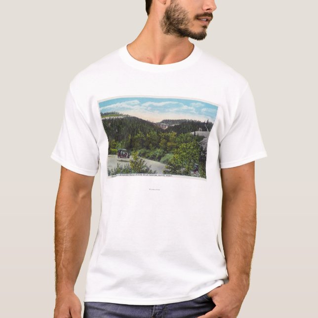 Bock på Milwaukeen - nio Mile kanjon T Shirt (Framsida)