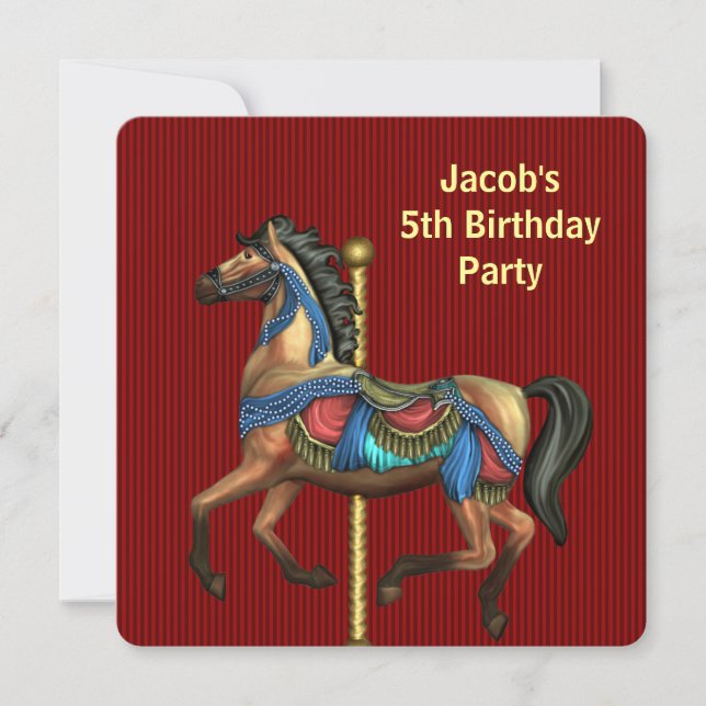 Bockar valfri Födelsedagsfest Inbjudningar (Framsida)