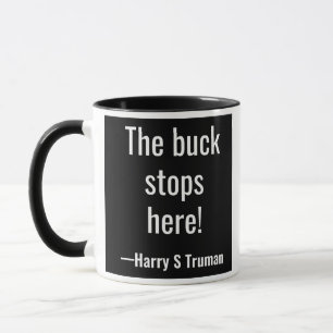 Bocken stoppar här! Harry S Truman Mugg