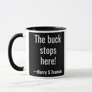 Bocken stoppar här! Harry S Truman Mugg